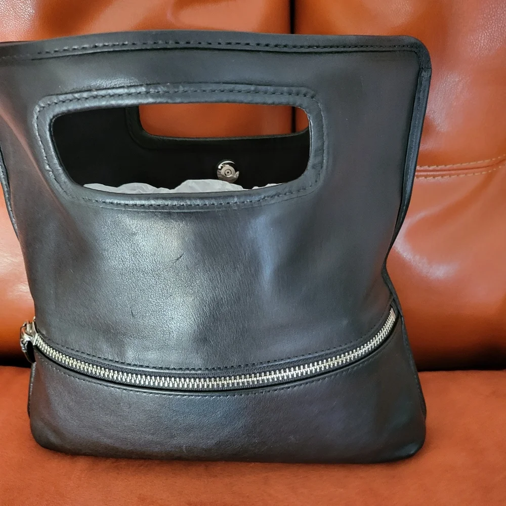 Coach Leather Small tote bag - Picture 2 of 4
